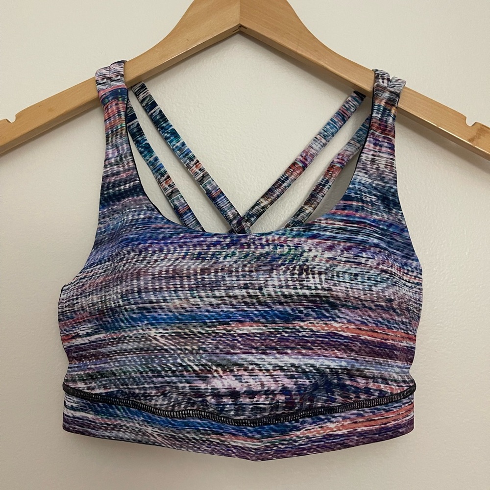 lululemon athletica Colorful Patterned Sports Bra - Picture 3 of 5